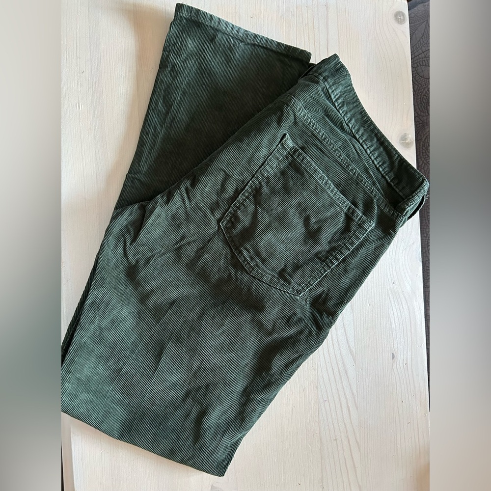 Men's Green Corduroy Pants